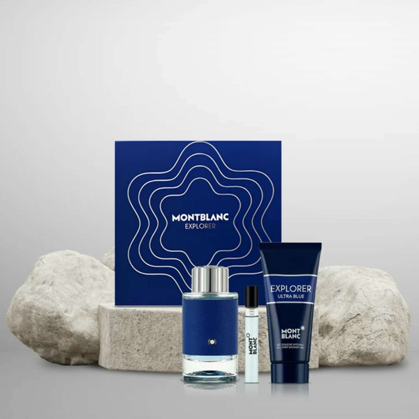 Montblanc - Explorer Ultra Blue - Gift Set - Men 3386460132275