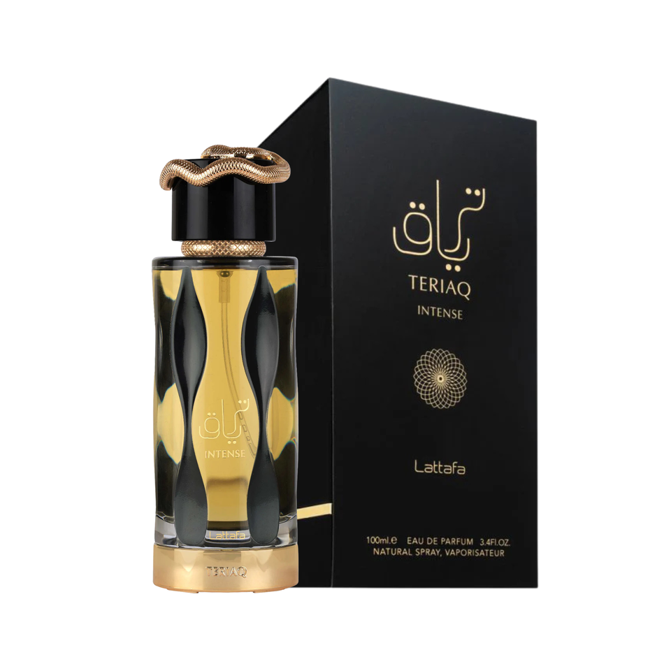 Lattafa Teriaq Intense 3.4 oz Eau de Parfum Fragrance for Unisex