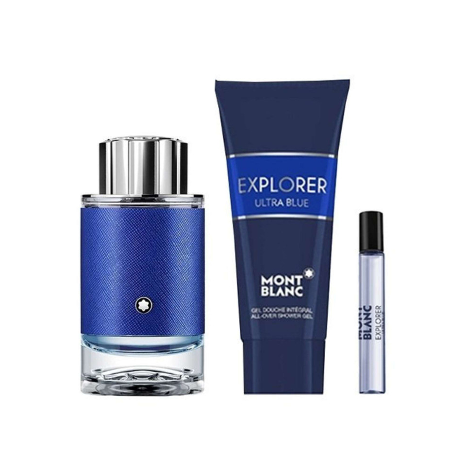 Montblanc - Explorer Ultra Blue - Gift Set - Men 3386460132275