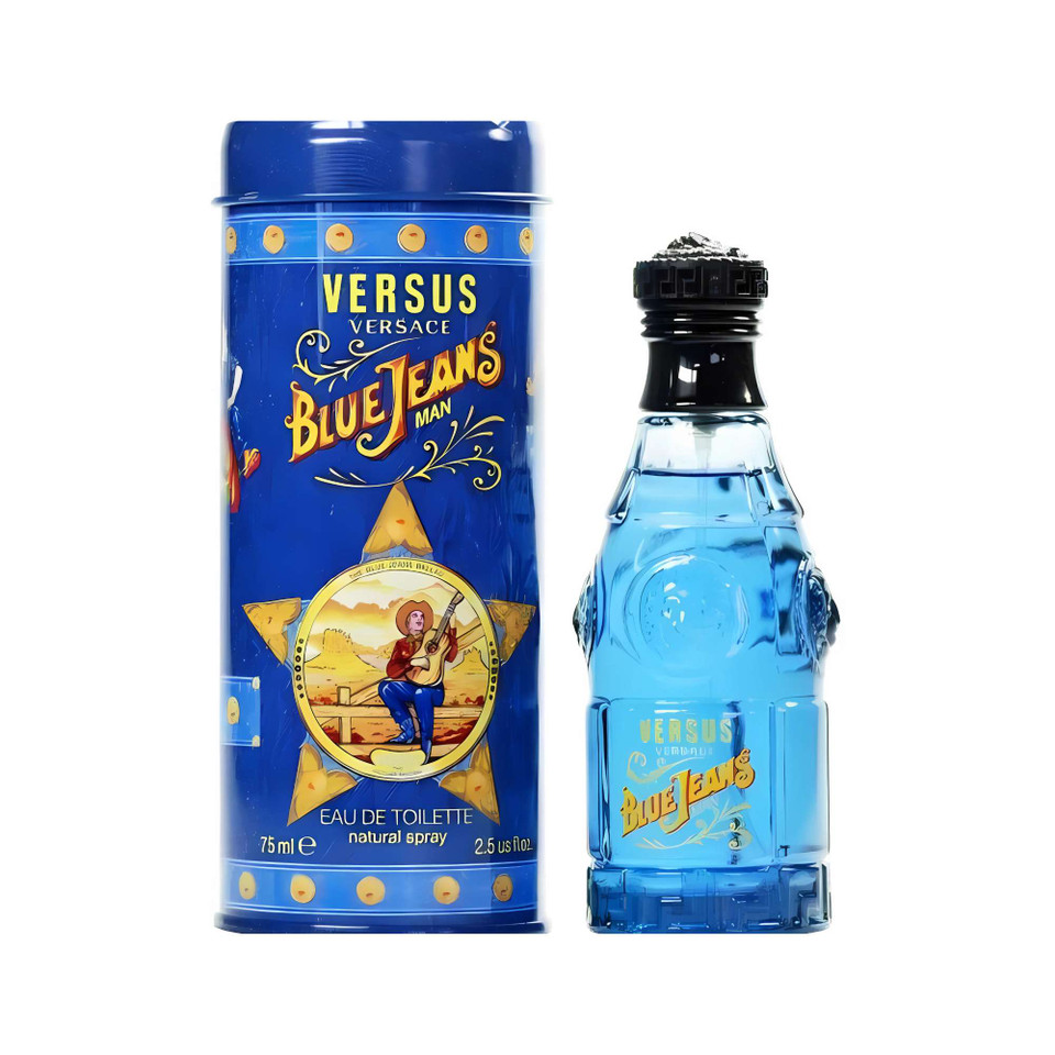 Versace Blue Jeans Eau de Toilette Fragrance for Men