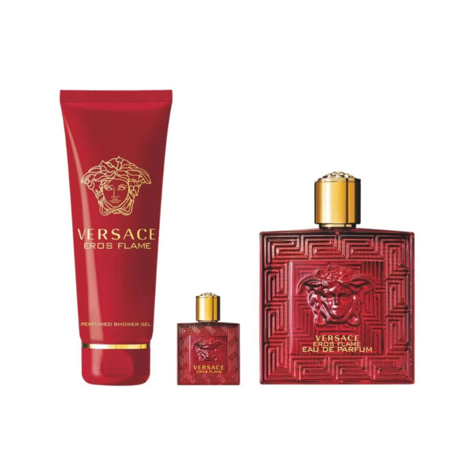 Versace - Eros Flame - Gift Set - Men's 8011003900039