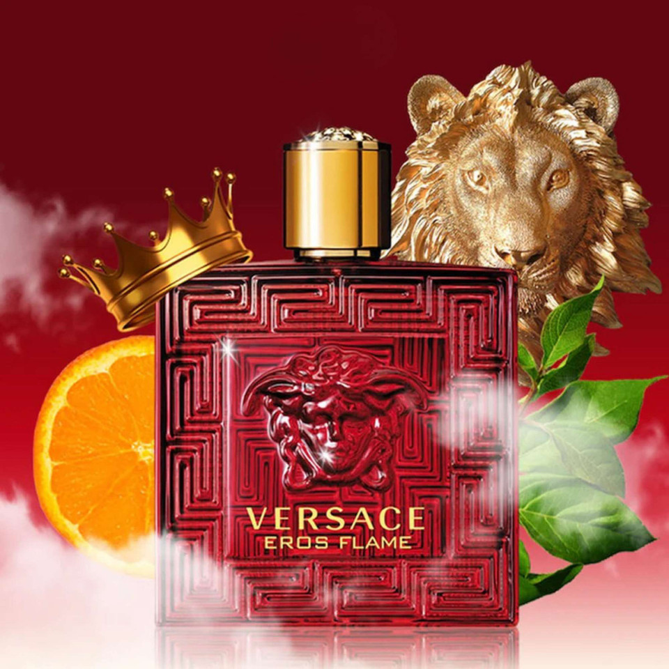 Versace Eros Flame 3 PCS Gift Set Fragrances for Men