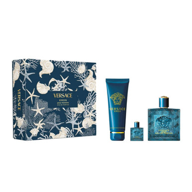 Versace Eros Parfum 3 PCS Gift Set for Men