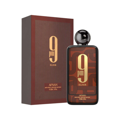 Afnan 9 PM Elixir Extrait de Parfum 3.4 oz Fragrance for Unisex