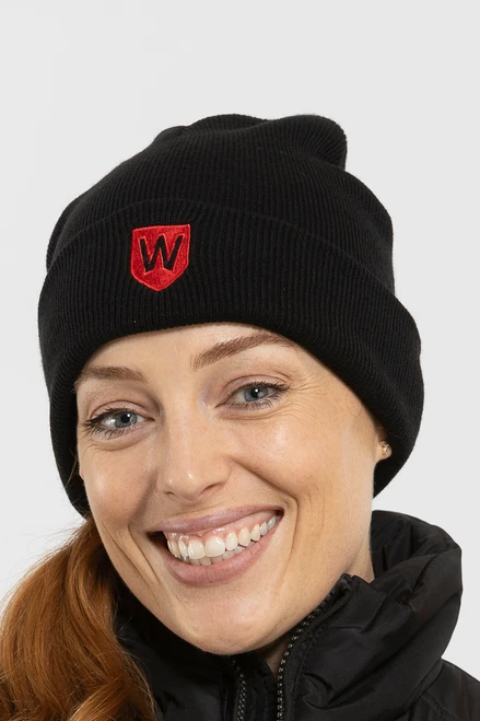 Western - Cuff Black Beanie