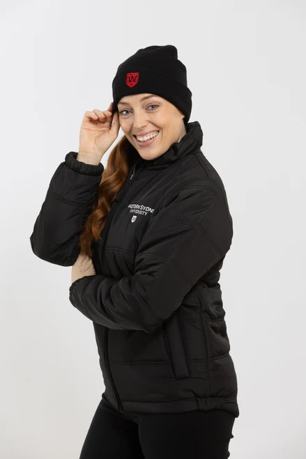Western - Cuff Black Beanie