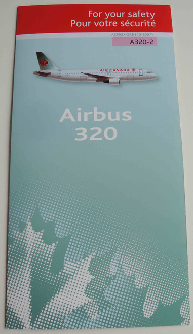 Air Canada | A320 | 2007 | Safety Card