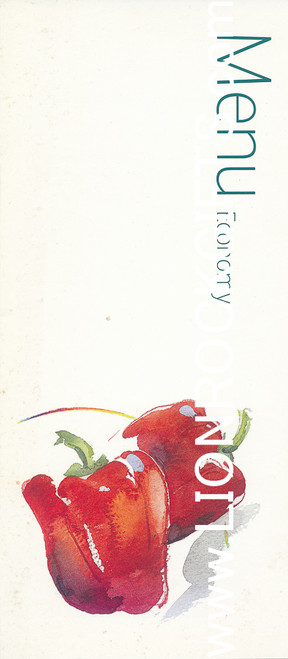 Cathay Pacific Airways | Menu | Economy Class | YVR-JFK | 2012