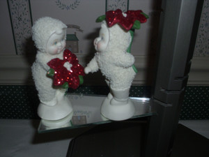 DEPT. 56-SNOWBABIES PORCELAIN FIGURINE-BABY BLOSSOMS