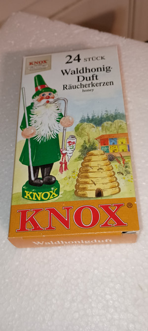 KNOX FRAGRANCE INCENSE CONES-HONEY