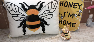 GALLERIE II- BEE COLLECTION-HONEY MASON JAR WALL ART -NEW