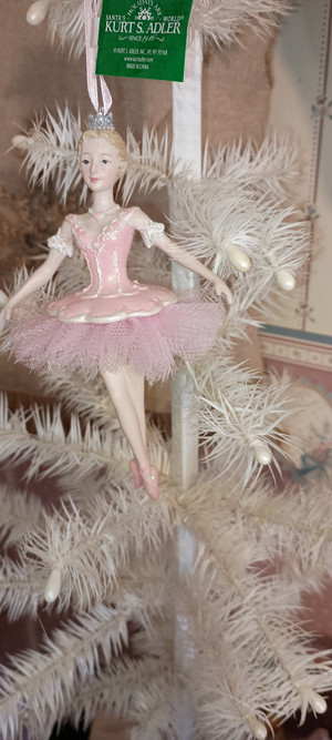 KURT ADLER-SLEEPING BEAUTY BALLET ORNAMENT-NEW
