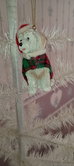 KURT ADLER- 2023 PET PARADE DOG ORNAMENT-GOLDEN DOODLE-NEW