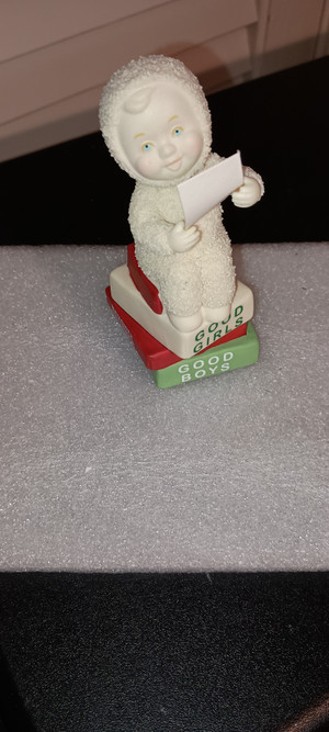 DEPT. 56 -2022 PORCELAIN SNOWBABY-SANTA'S ASSISTANT-NEW IN BOX
