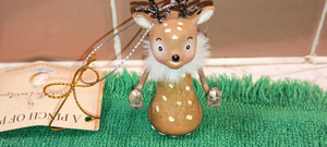 BETHANY LOWE-2024 -LITTLE REINDEER ORNAMENT BY MICHELLE LAURITSEN-NEW