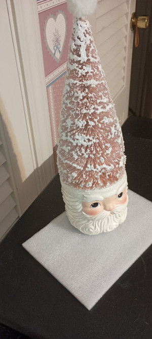 BETHANY LOWE-2024 PASTEL PINK TREE SANTA-NEW