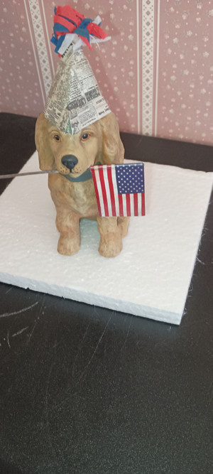 BETHANY LOWE-2025 FIGURINE- AMERICANA PUPPY-NEW