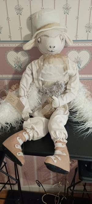 JOE SPENCER-2022-GATHERED TRADITIONS- FABRIC DOLL-CASTIEL-NEW