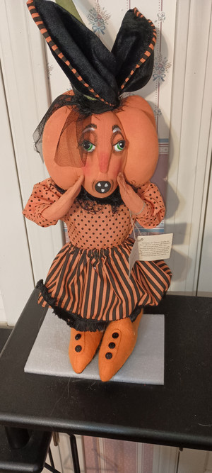 JOE SPENCER-PAXTYN PUMPKIN ART DOLL-2024-NEW