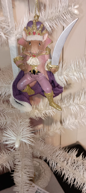 KURT ADLER-NUTCRACKER SUITE ORNAMENT -MOUSE KING-NEW 2025