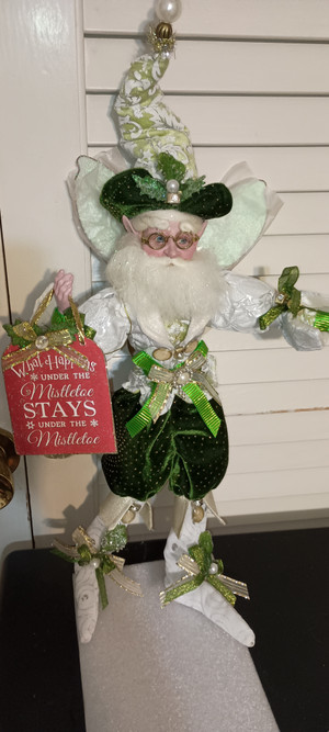 MARK ROBERTS MEDIUM MISTLETOE MAGIC FAIRY-2017-NEW IN BOX