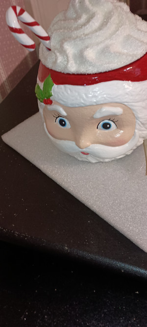 BETHANY LOWE-CHRISTMAS RETRO-SWEET TIDINGS SANTA MUG  CONTAINER-NEW