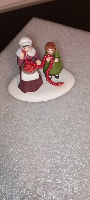 DEPT.56-2020-NEW ENGLAND VILLAGE ACCESSORY-CHRISTMAS CRANBERRIES-NEW IN BOX