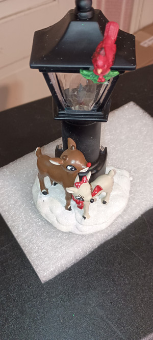 ROMAN-RUDOLPH THE RED NOSE REINDEER- RUDOLPH & CLARICE NIGHT LIGHT-NEW IN BOX.