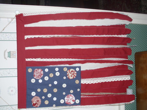 COTTAGE FLAG FABRIC WALL ART NEW 2019