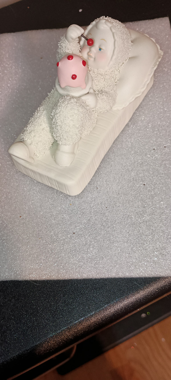 DEPT.56-2013- SNOWBABIES FIGURINE-WITH A CHERRY ON TOP