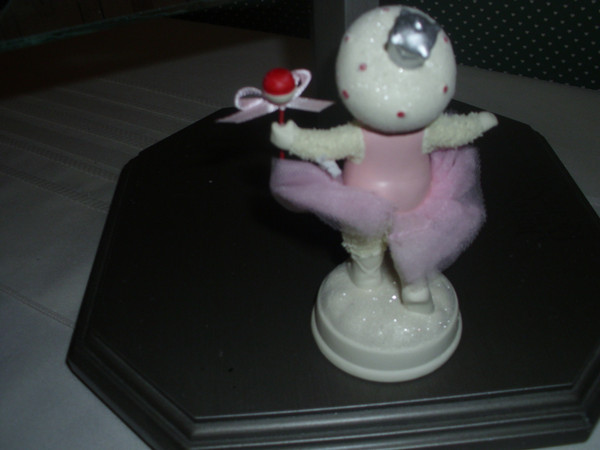 DEPT.56-SNOWBABIES PORCELAIN FIGURINE- NUTCRACKER SUITE-SUGAR PLUM FAIRY