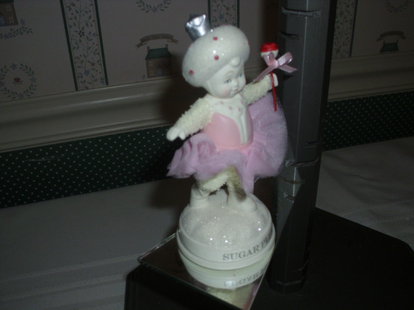 DEPT.56-SNOWBABIES PORCELAIN FIGURINE- NUTCRACKER SUITE-SUGAR PLUM FAIRY