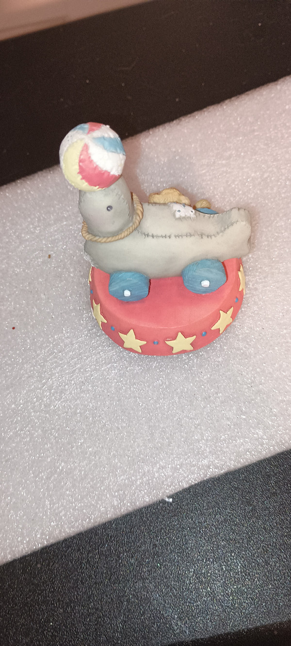 CHERISHED TEDDIES CIRCUS SERIES FIGURINE-CIRCUS SEAL