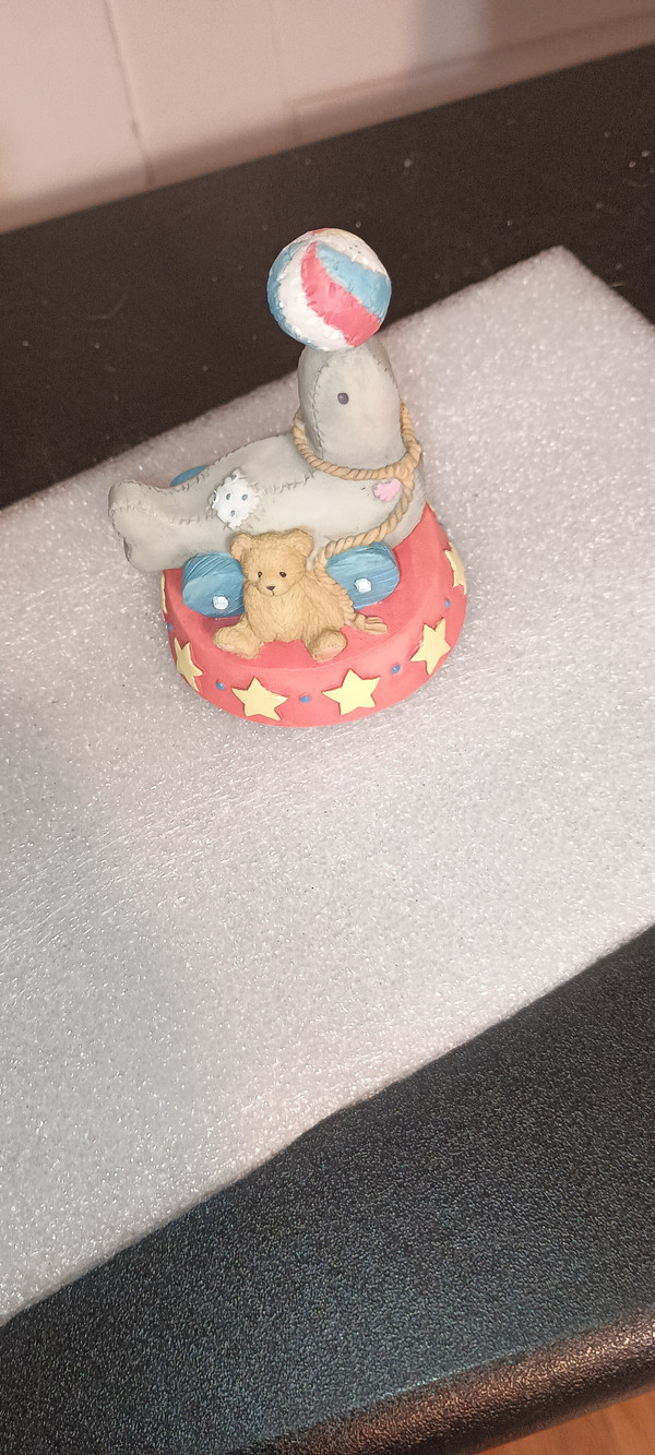 CHERISHED TEDDIES CIRCUS SERIES FIGURINE-CIRCUS SEAL