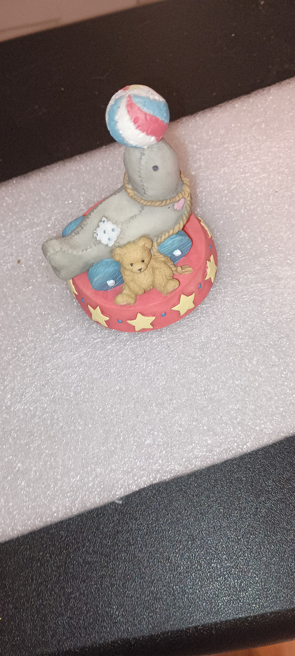 CHERISHED TEDDIES CIRCUS SERIES FIGURINE-CIRCUS SEAL