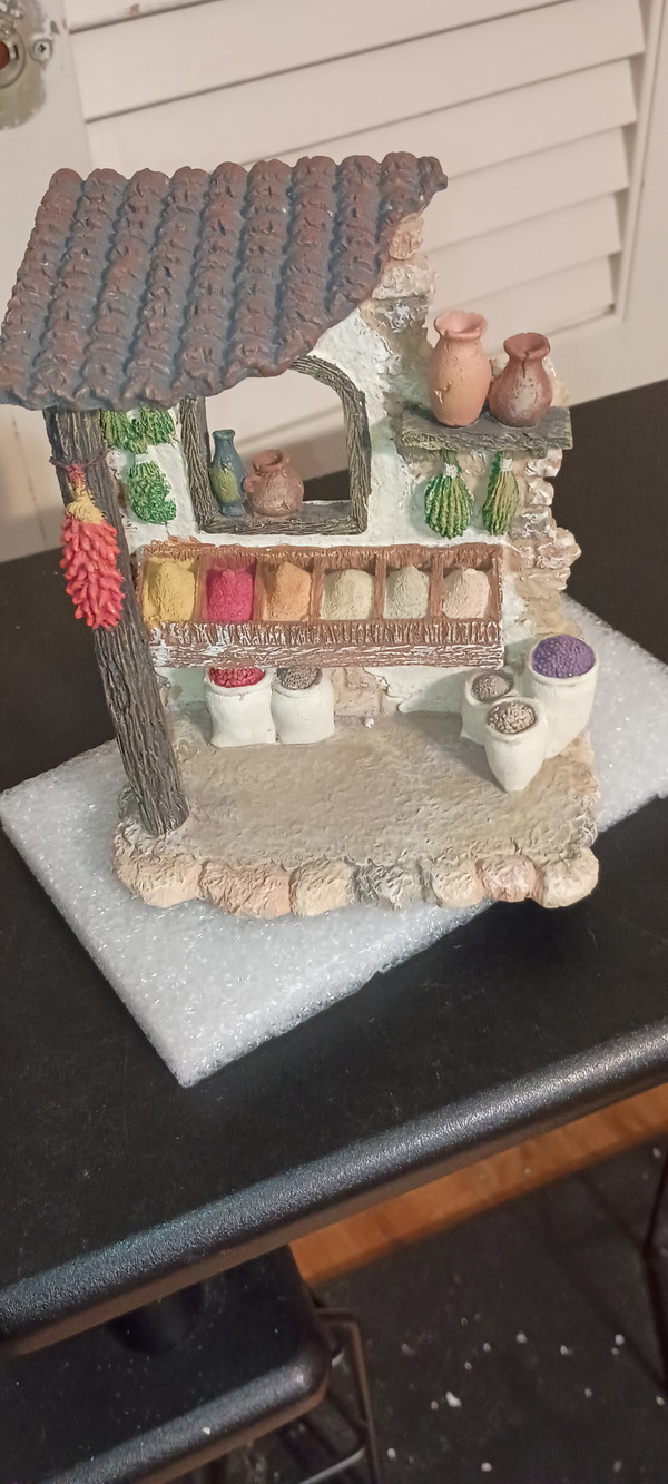 FONTANINI 5" COLLECTION- VILLAGE PIECE-SPICE SHOP-NEW