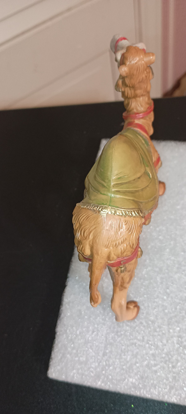 FONTANINI-5" COLLECTION NATIVITY ANIMAL- CAMEL WITH BLANKET