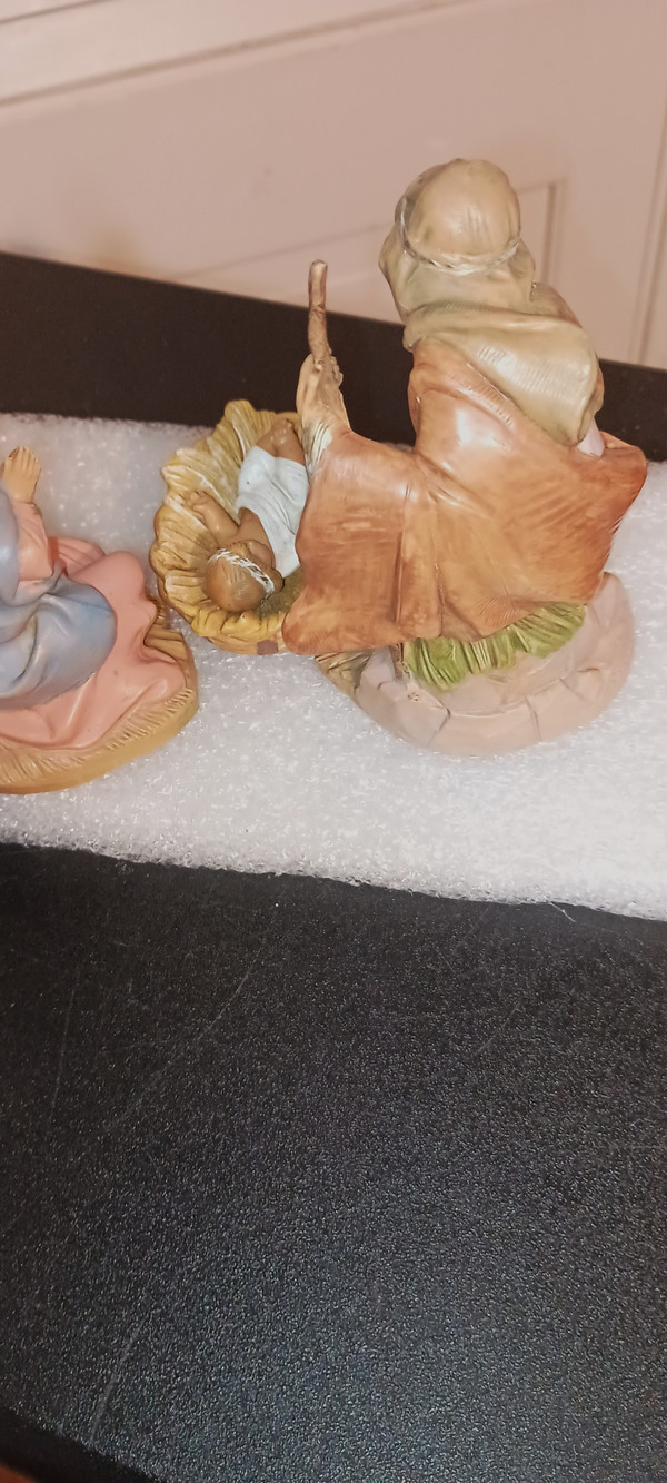 FONTANINI 5" VILLAGE COLLECTION FIGURINE- AMOS- THE CARPENTER -NEW IN BOX