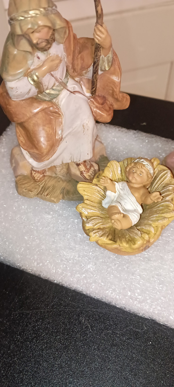 FONTANINI 5" NATIVITY 5"-CENTENNIAL COLLECTION   FIGURINES HOLY FAMILY. 3-PIECE SET-NEW IN BOXN