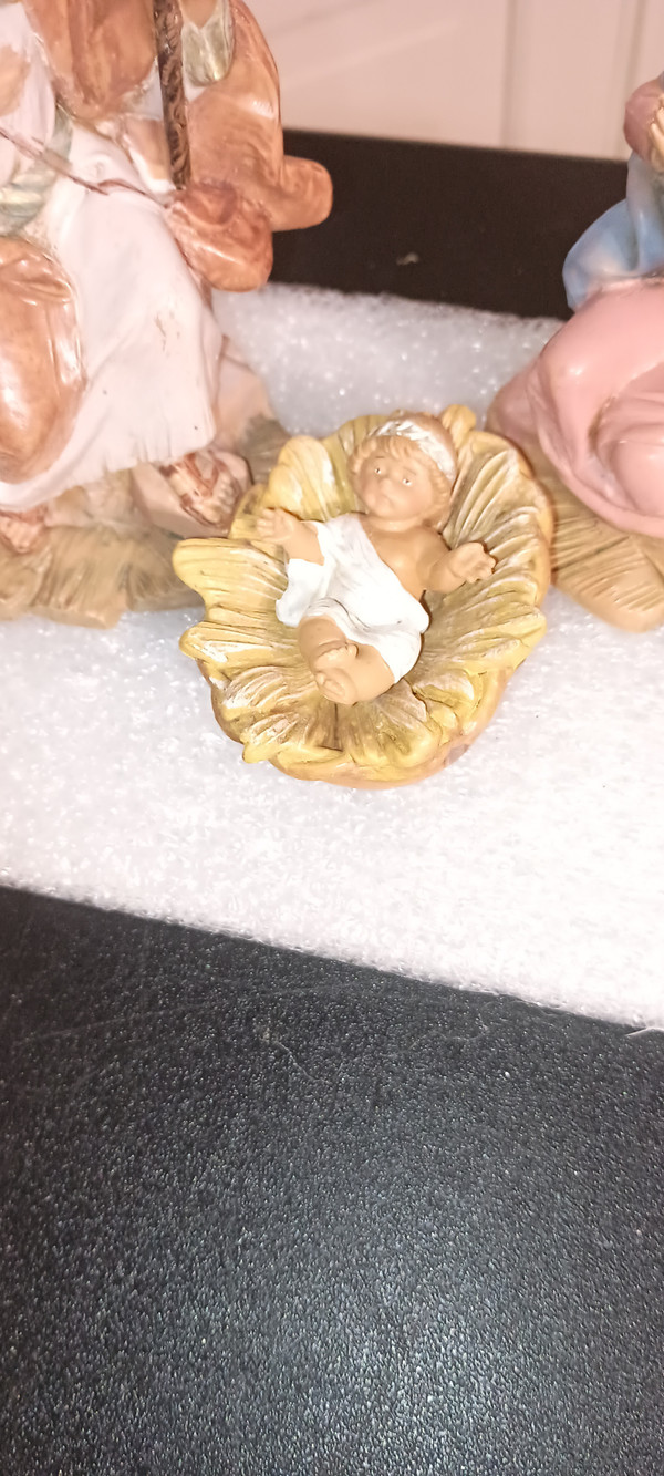 FONTANINI 5" NATIVITY 5"-CENTENNIAL COLLECTION   FIGURINES HOLY FAMILY. 3-PIECE SET-NEW IN BOXN