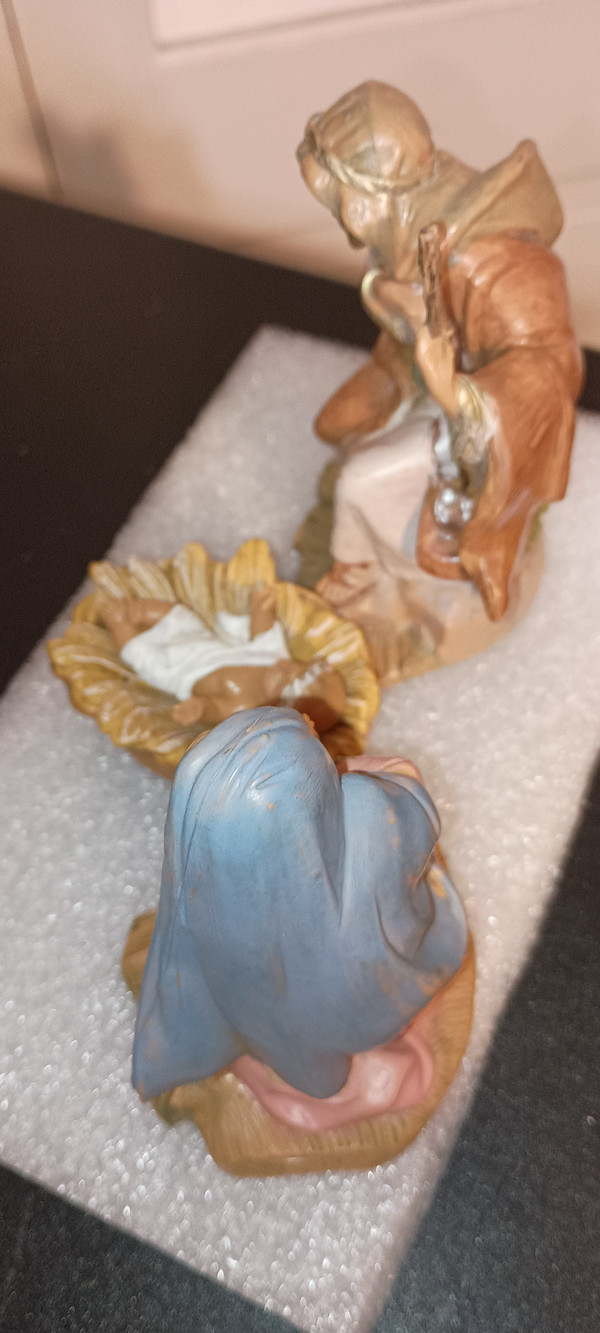 FONTANINI 5" NATIVITY 5"-CENTENNIAL COLLECTION   FIGURINES HOLY FAMILY. 3-PIECE SET-NEW IN BOXN