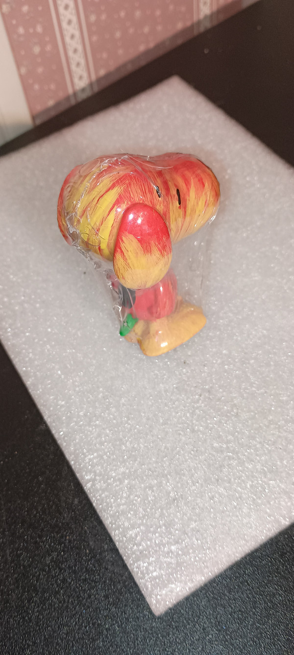 DEPT. 56-PEANUTS-SNOOPY BY DESIGN PORCELAIN FIGURINE- CHILI DOG-3"H