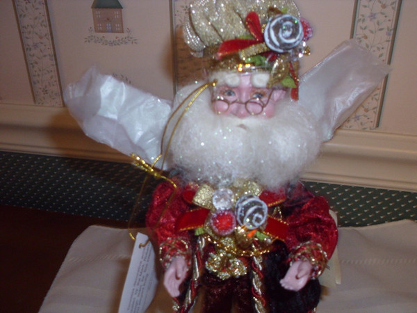 MARK ROBERTS 2019-10"H SMALL WINE & CHOCOLATE FAIRY. NEW IN BOX