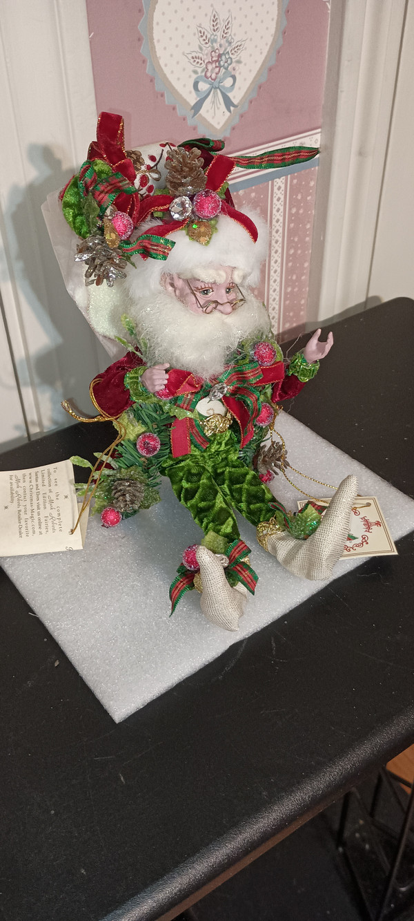 2019 MARK ROBERTS SMALL KRIS KRINGLE FAIRY-NEW IN BOX