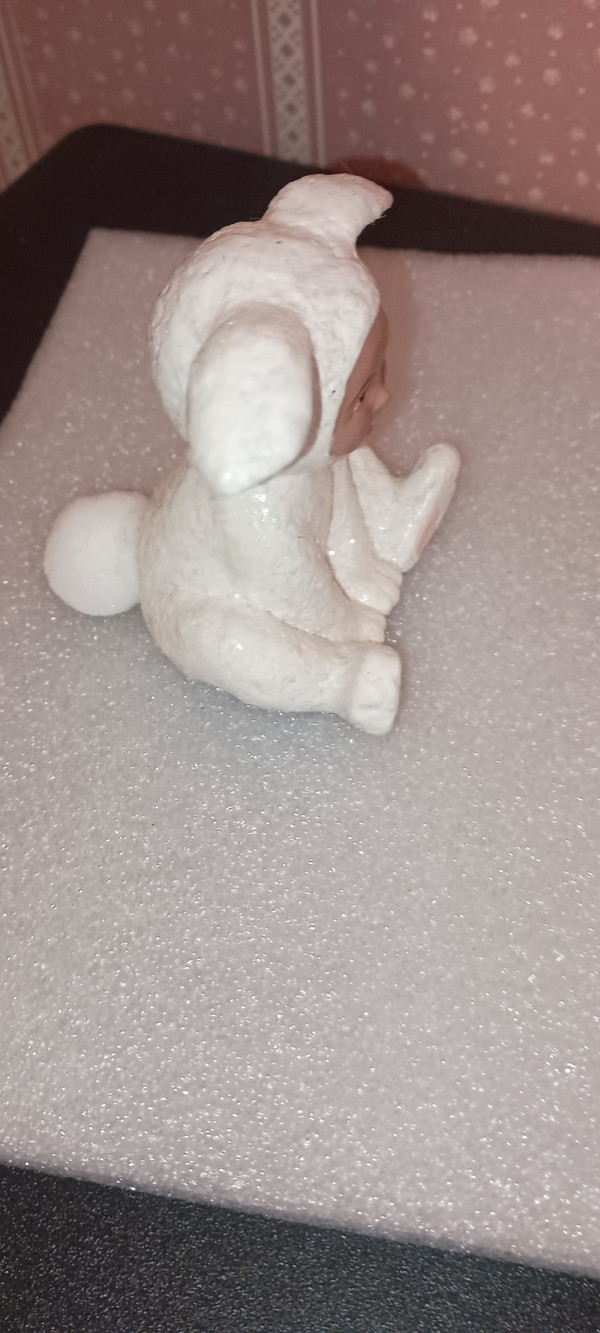 BETHANY LOWE-2023-EASTER-SITTING SPARKLE BUNNY FIGURINE