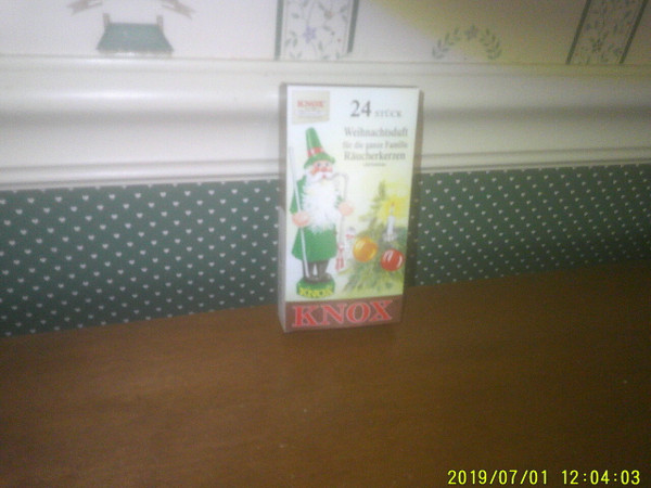 KNOX FRAGRANCE INCENSE CONE -CHRISTMAS