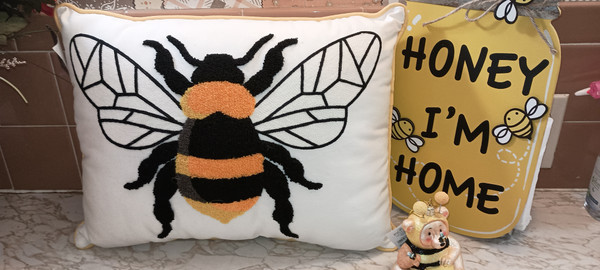 GALLERIE II- BEE COLLECTION-HONEY MASON JAR WALL ART -NEW