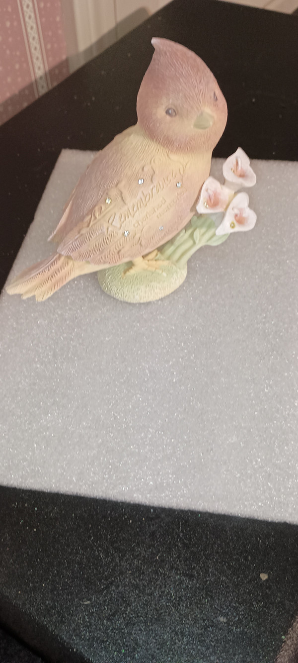 2019 FOUNDATIONS BY ENESCO-4" REMEMBRANCE BIRD FIGURINE-NEW IN BOX