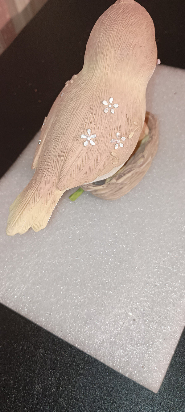 2019 FOUNDATIONS BY ENESCO-4"H CARING BIRD FIGURINE-NEW IN BOX