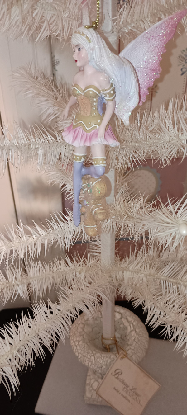 KURT ADLER- 2023- AMY BROWN GINGERBREAD FAIRY ORNAMENT-NEW IN BOX